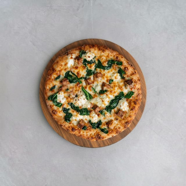 10" Brooklyn White Pizza.