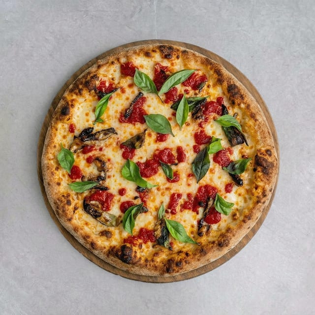 14" Vegan Margherita.