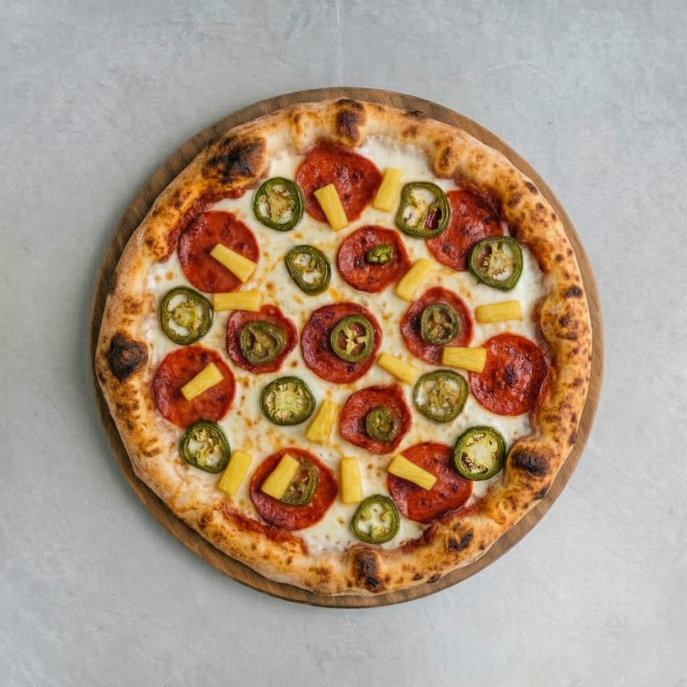 14" Vegan Hot & Sweet.