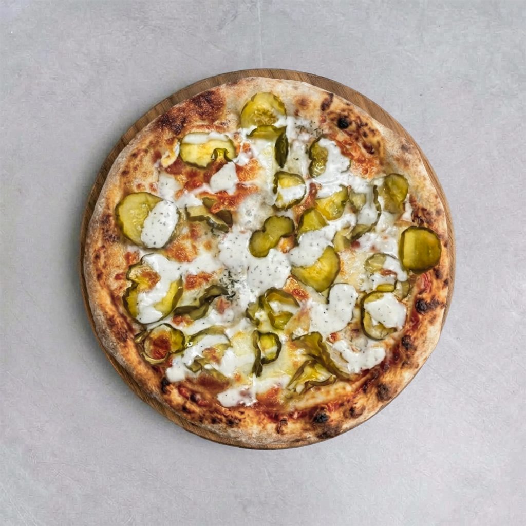 14" Dill Pickle Pizza.