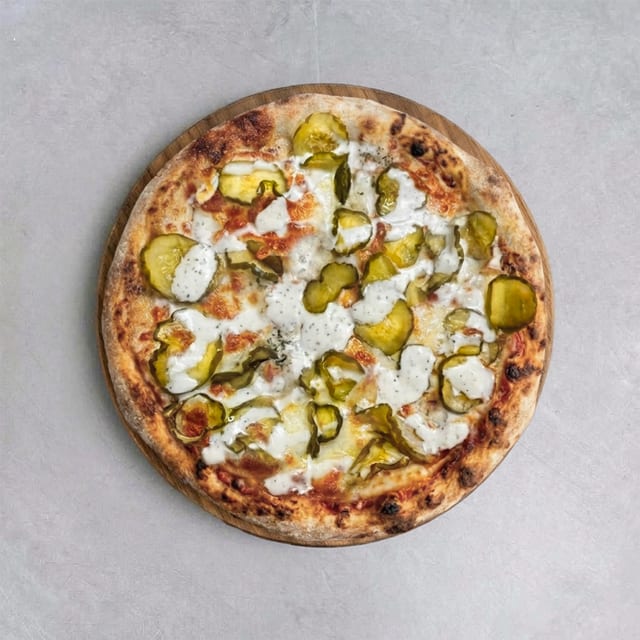 14" Dill Pickle Pizza.