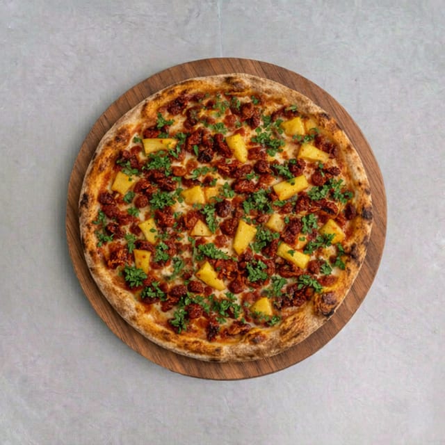 14" AL Pastor Pizza.