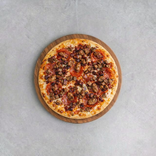 10" Meaty Pizza.