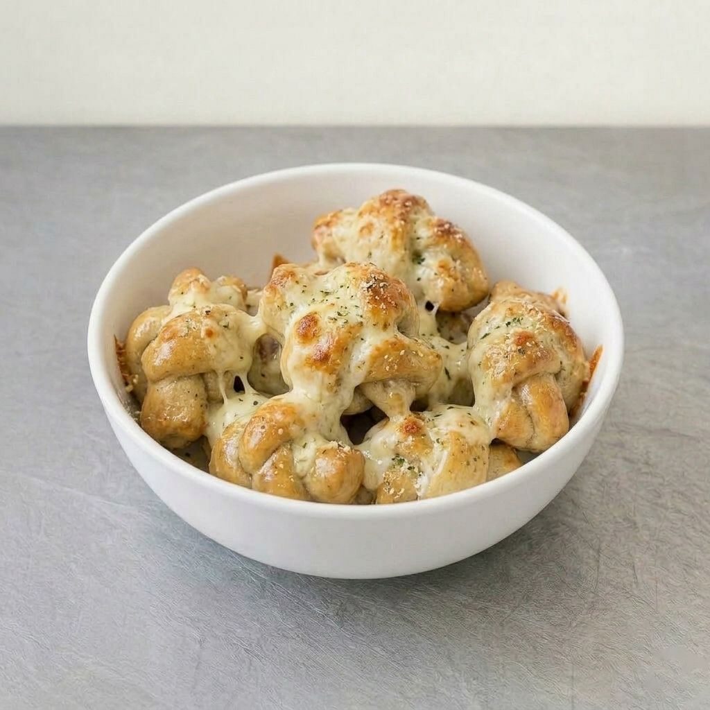 Cheesy Garlic Knots.