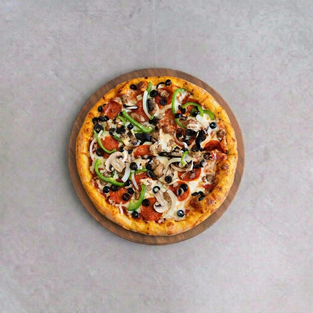 10" Jay's Supreme Pizza.
