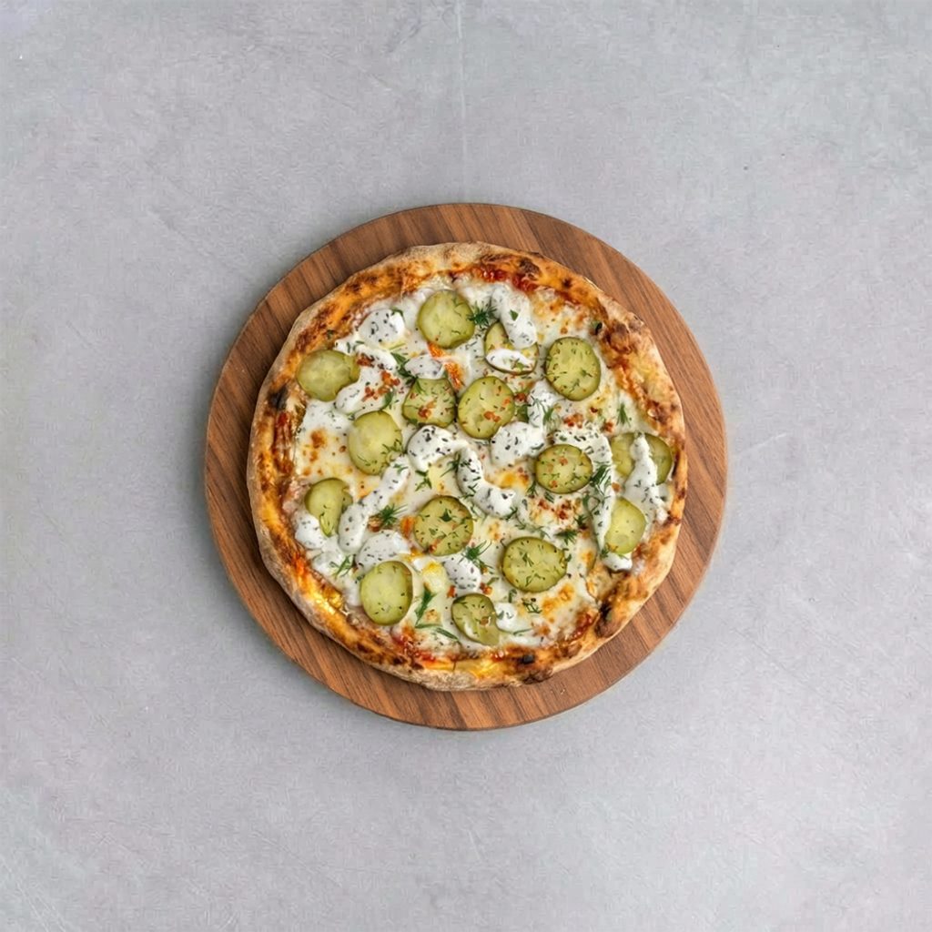 10" Dill Pickle Pizza.