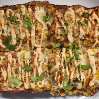 Small Elote Detroit-Style Pizza